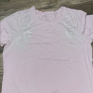 Calvin Klein Soft Pink Short Sleeve Tee
